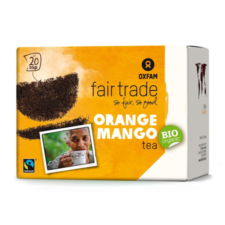 Herbata czarna o smaku mango - pomarańcza Fair Trade Bio (20 x 1,8 g) 36 g