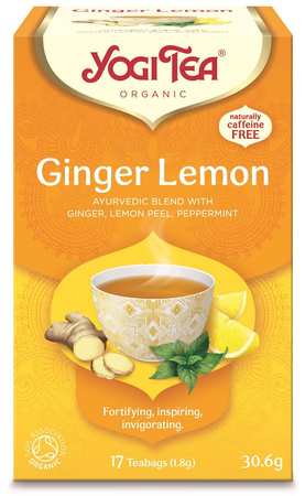 Herbatka imbirowo - cytrynowa (Ginger Lemon) bio (17 x 1,8 g) 30,6 g