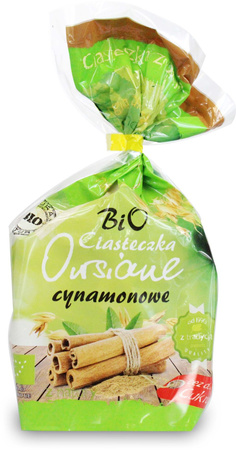 Ciasteczka owsiane cynamonowe bez cukru BIO 150 g