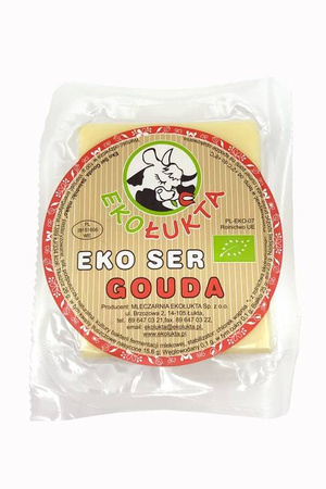 Ser gouda Bio (około 0,30 kg) - Eko Łukta