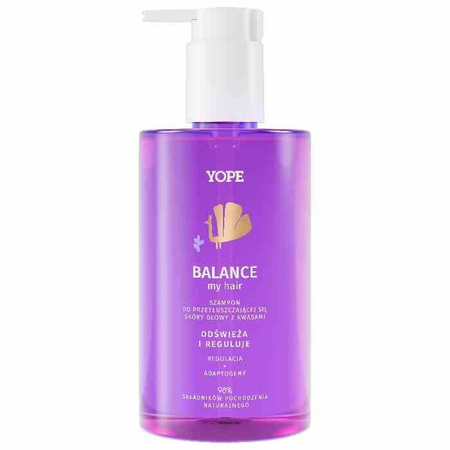 Yope hair Balance Szampon do przetłuszczającej się skóry głowy z kwasami 300 ml