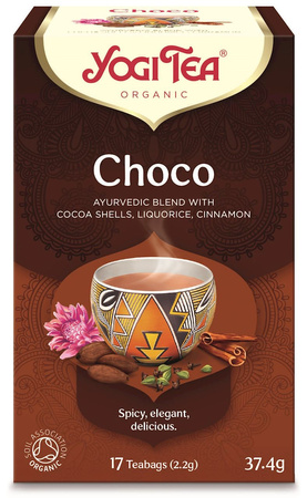Herbatka czekoladowa z kakao (choco) BIO (17 x 2,2 g) 37,4 g